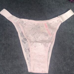 PINK Victoria's Secret Light Pink Lace Panties🩷